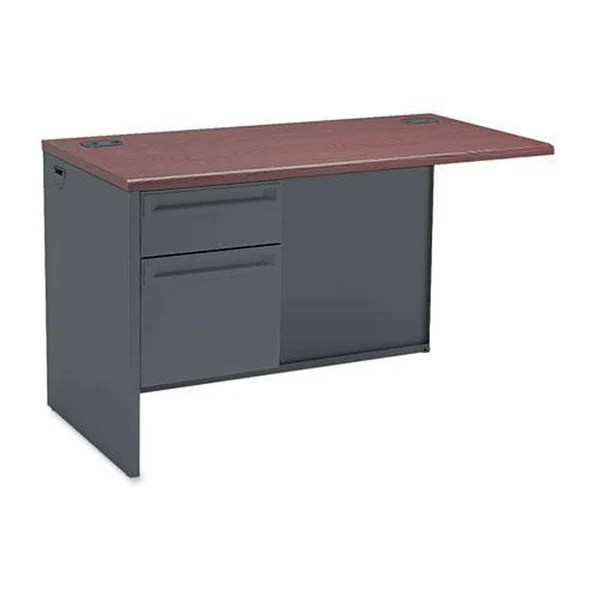 HON 38000 Series Left Return Mahogany/Charcoal