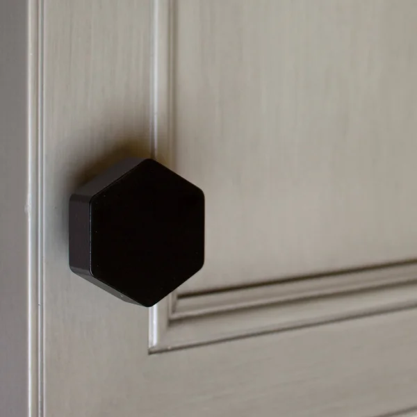 GlideRite 10-Pack 1-1/2 inch Solid Hexagon Cabinet Knob Matte Black