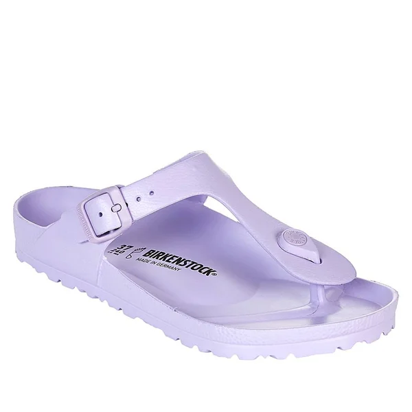 Birkenstock Gizeh Essentials Purple Fog Eva Sandals 39 R EU, Women's