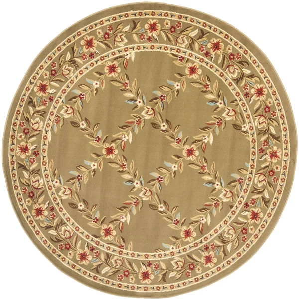 Safavieh Lyndhurst Green 5 ft. 3 in. x 5 ft. 3 in. Round Area Rug