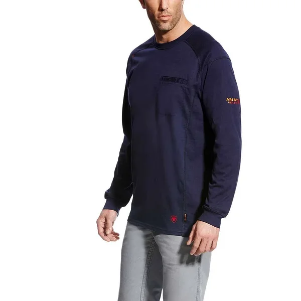 Ariat Navy FR Flame Resistant T-Shirt - 10022327 XXL