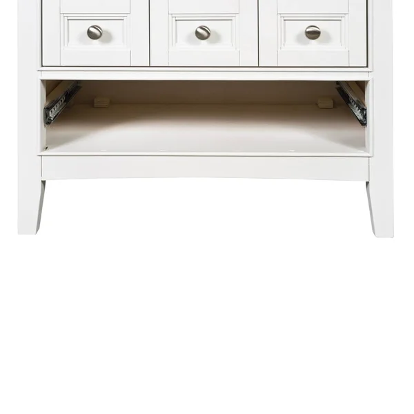 Magnussen Kentwood 3 Drawer Nightstand - White