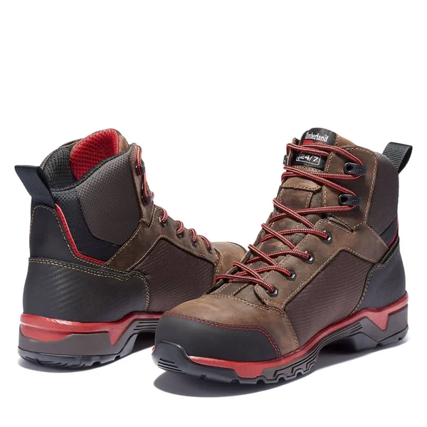 Timberland Pro Men's Payload 6-Inch Steel-Toe Work Boots - Brown, 8.5W