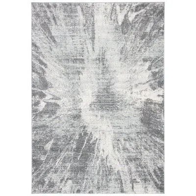 Ivory/Gray Area Rug 17 Stories Rug Size: Rectangle 8& x 10&
