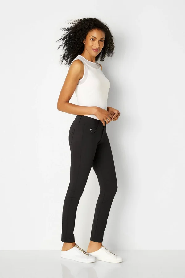 Luisa Skinny Jean Pant - Khaki, M, Best Women's Travel Clothing