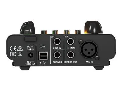 Behringer TUBE ULTRAGAIN MIC500USB - Preamplifier for vocal - tube