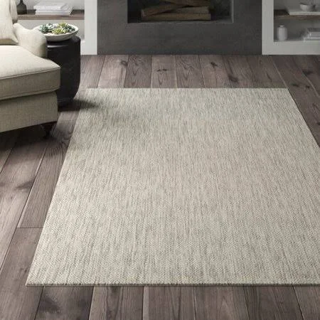 Greyleigh Davy Gray Indoor/Outdoor Area Rug, Size: Square 5&3 inch