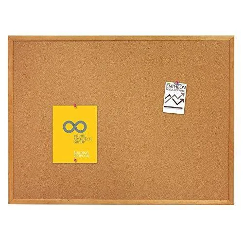 Cork Bulletin Board 36x22H x 48x22W Quartet 304