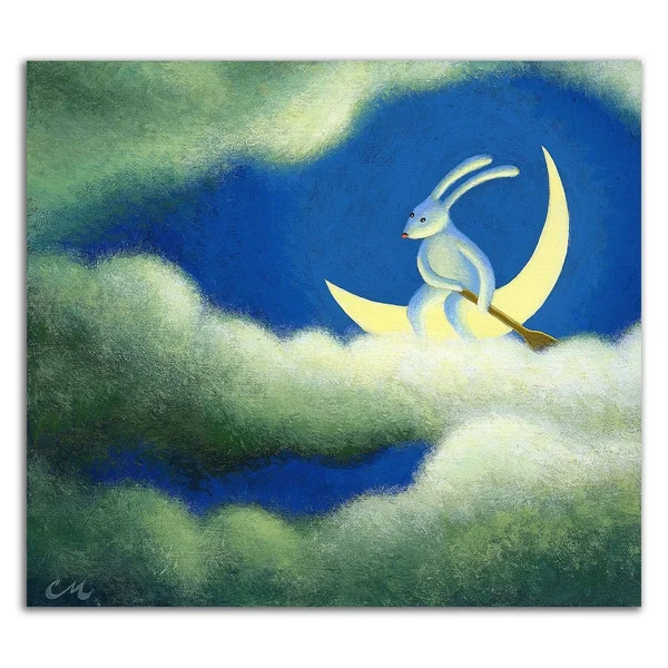 Tangletown Fine Art 16x22 x 18x22 The Traveler by Chris Miles Print on Canvas
