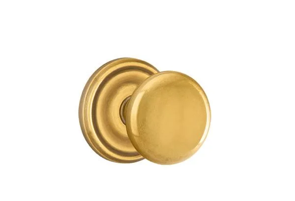Emtek 8200PUS7 Privacy Providence Knob with Regular Rose Finish: French Antique Brass