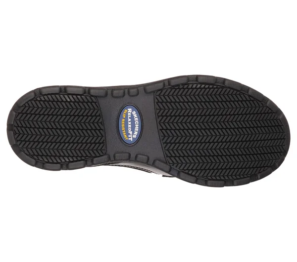 Skechers Men's Work Relaxed Fit Hobbes SR, Black
