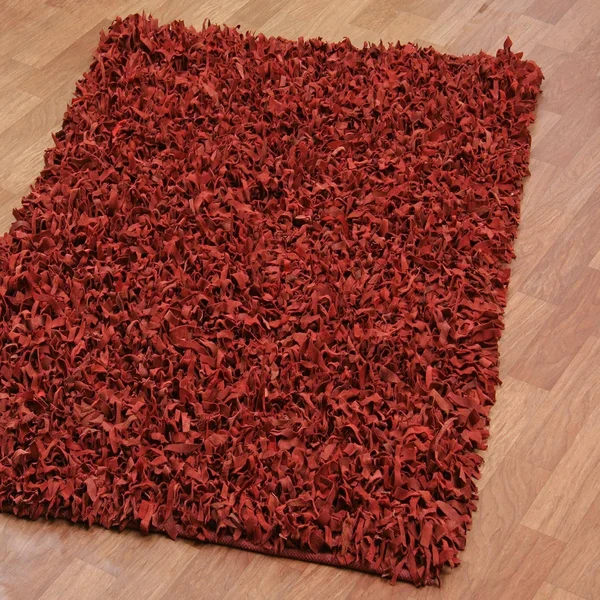 Pelle Leather Red Area Rug St. Croix Rug Size: Runner 2&6x22 x 12&