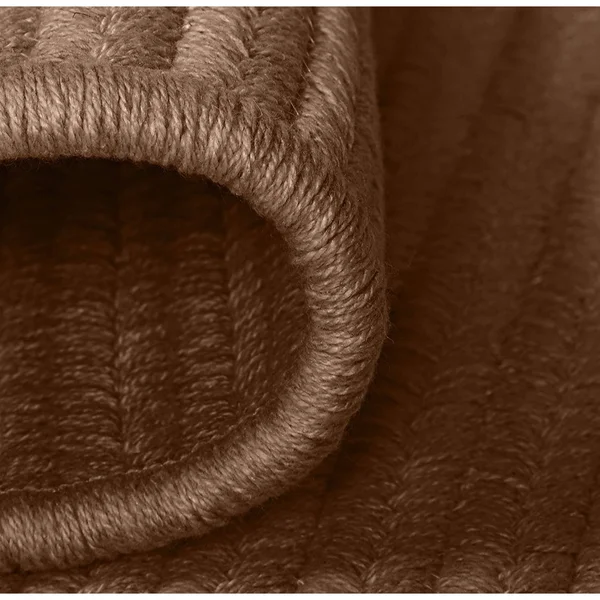 Colonial Mills LS01R060X084S 5 x 7 ft. Sunbrella Solid Braided Rug, Mink