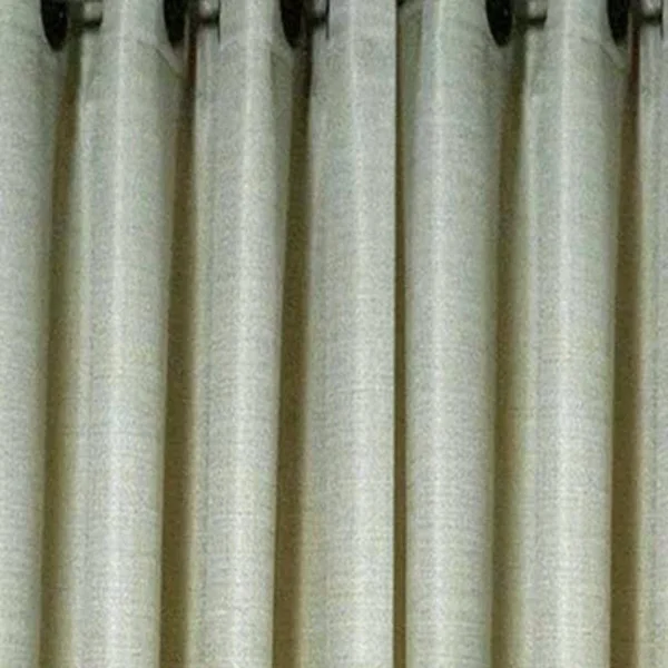 Ricardo Trading Grasscloth Grommet Patio Thermal Blackout Single Curtain PANEL; Linen