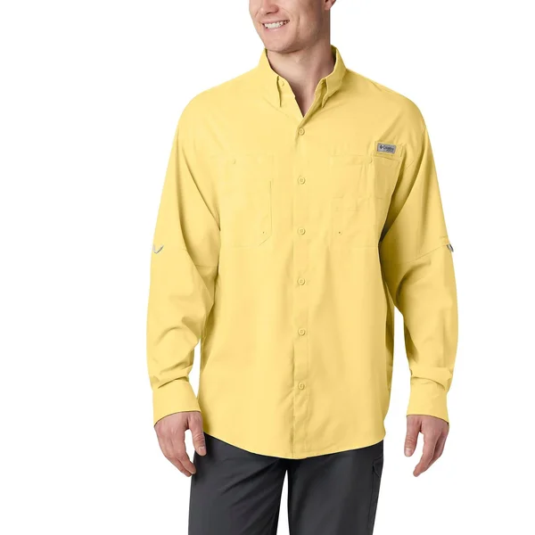 Columbia Men's Tamiami II LS Shirt - 4XT - Collegiate Navy