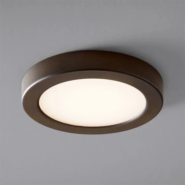 Oxygen Lighting 3-645-6 Elite - 7 inch 13W 1 LED Flush Mount White