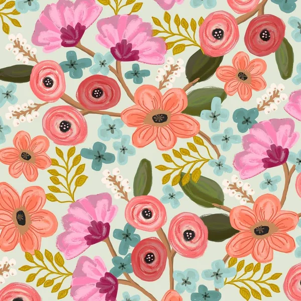 Jam Paper Industrial Size Wrapping Paper Rolls - Gypsy Floral, 1/2 Ream (1042.5 Sq. ft), Sold Individually (165J20930417)