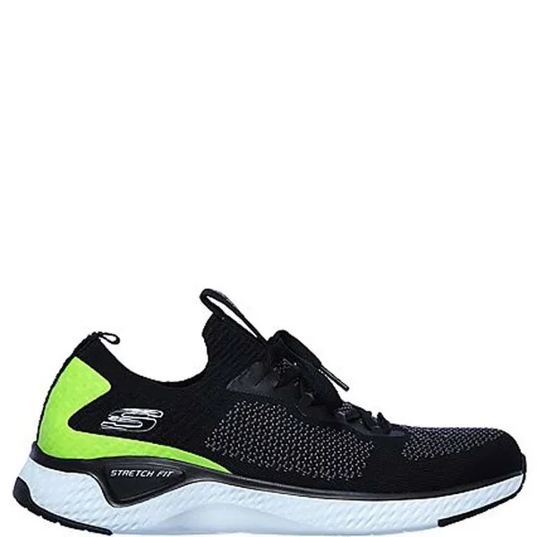 Skechers Men's Solar Fuse - Valedge Athletic Shoes Black 10.5