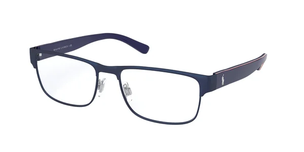 Polo PH1195 Eyeglasses 9303 Matte Navy Blue Size: 53-17-145