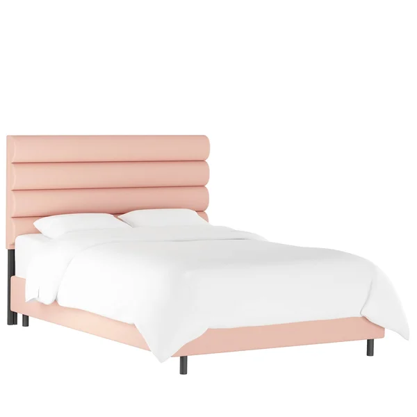 Channel Bed Full Velvet Blush - Opalhouse