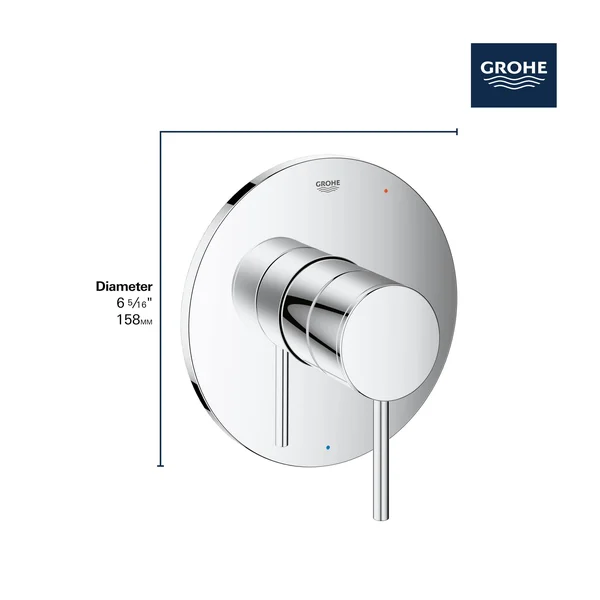 Grohe Atrio Pressure Balance Valve Trim with Cartridge 14467000