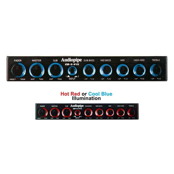 Audiopipe EQ5V15 5 Band Graphic EQ