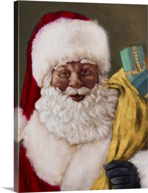 Saint Nick Arrives, Canvas Wall Art, 36x48, Great Big Canvas