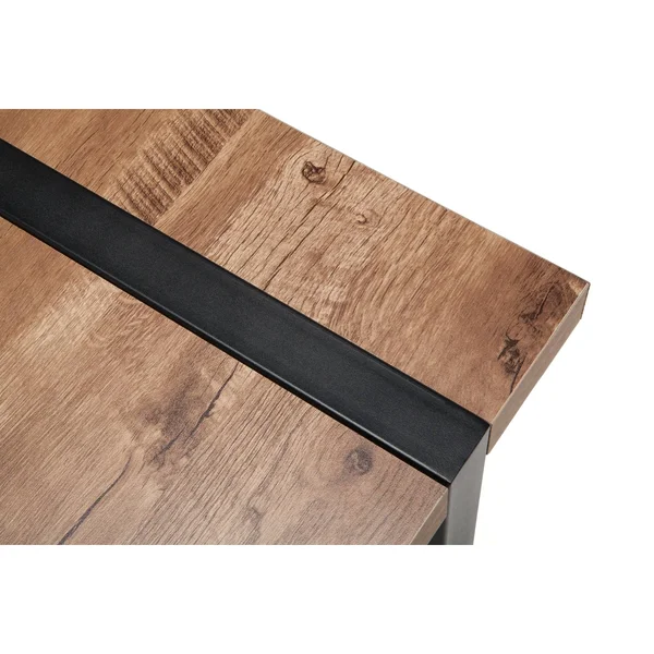 Ofm Modern 48x22 Metal O-Frame Computer Desk - in Knotty Oak