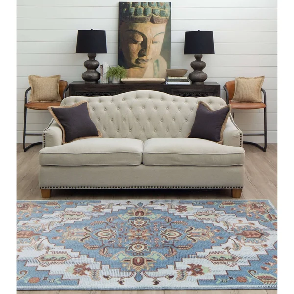 Mohawk Home Prismatic Bovard EverStrand Rug, Grey, 5x8 ft