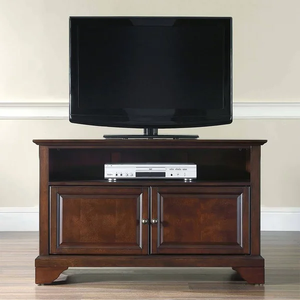 Crosley LaFayette TV Stand - Vintage Mahogany