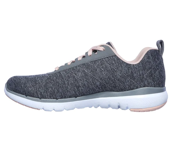 Skechers Women's Flex Appeal 3.0 Sneaker, Grey Light Pink