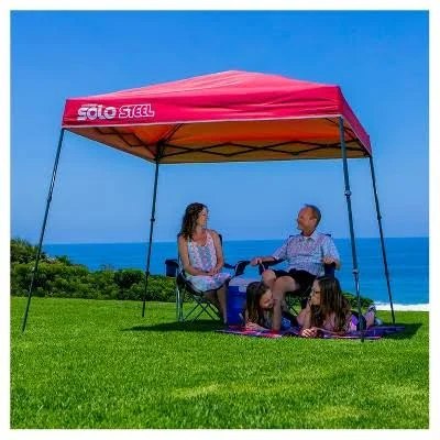 Quik Shade Solo Steel 50 9&x9& Instant Canopy, Red
