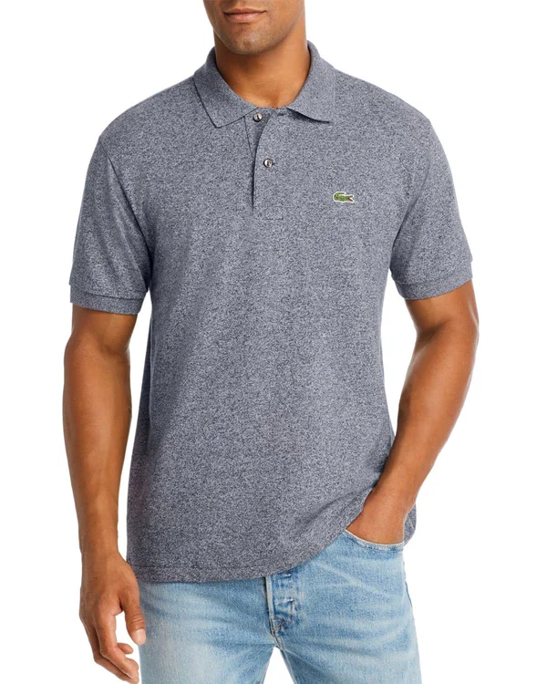 Lacoste Classic Chine Short-Sleeve Polo Shirt - S