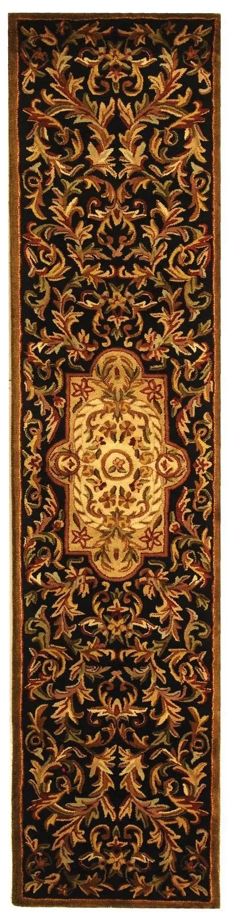 Safavieh Classic CL220B 7&6x22 x 9&6x22 Black - Beige Area Rug
