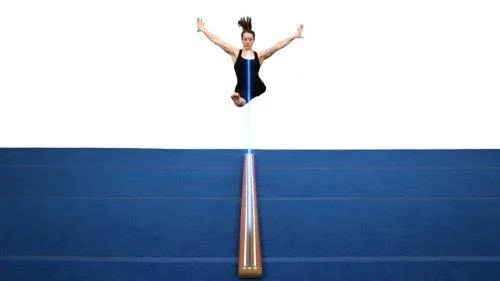 Tumbl Trak Laser Balance Beam Pro, 16-Feet