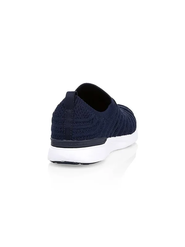 APL Women's Techloom Wave Navy/White Shoes in Size 6.5, Athletic Propulsion Labs