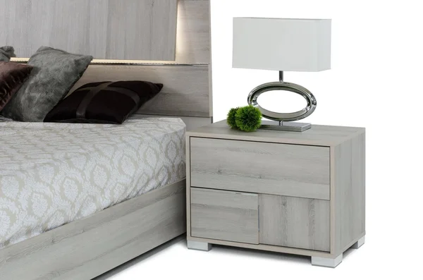 Modrest Ethan Italian Modern Grey Right Nightstand