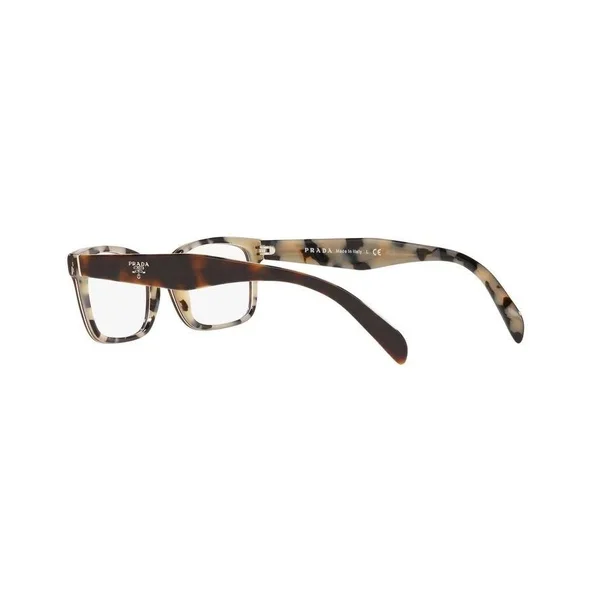 Prada PR 18TV TH81O1 53 Eyeglasses - Top Dark Havana/Black Havana