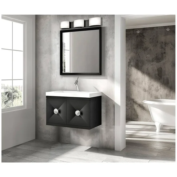 Elk Lighting BVL913-10-45 Pandora LED 3 Light Vanity in Oiled Bronze and Opal Glass