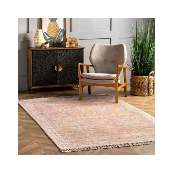 nuLOOM Luna 8 x 10 Blue Indoor Medallion Area Rug - OWLN03A-8010