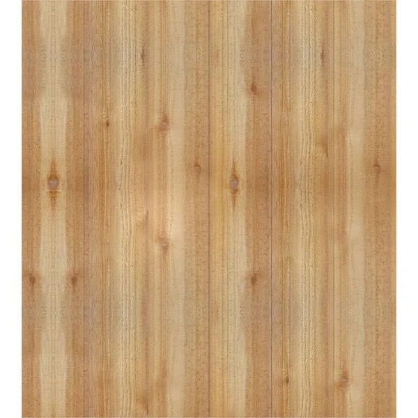 32 1/4x22W x 36x22H TimberCraft Six 5 3/8x22 Boards Joined Board-n-Batten Shutters w/Z-Bar - Rough Sawn Western Red Cedar (Per Pa