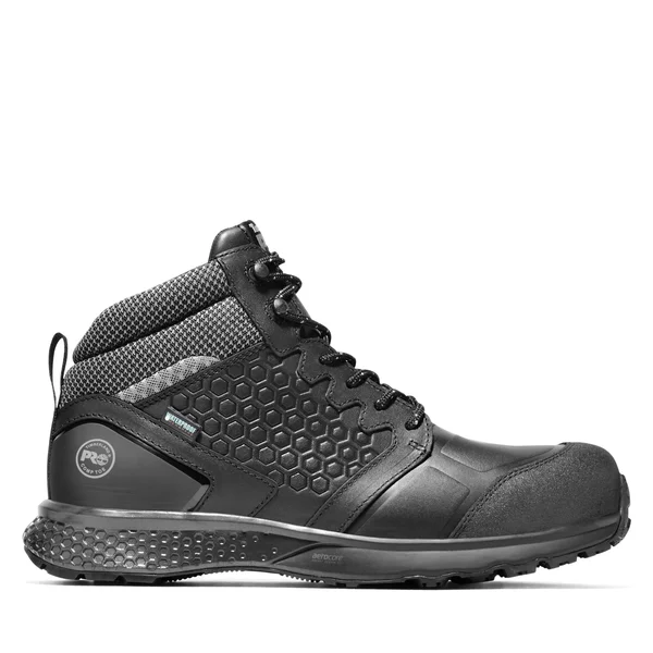 Timberland Pro Reaxion Composite Toe WP Mid Hiker 10.5 Men's Black