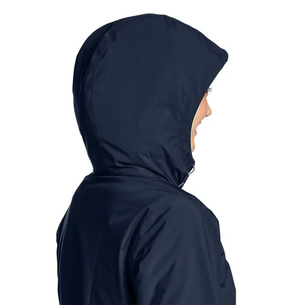 Eddie Bauer Women's Cloud Cap Stretch Insulated Trench Coat - Black - XL