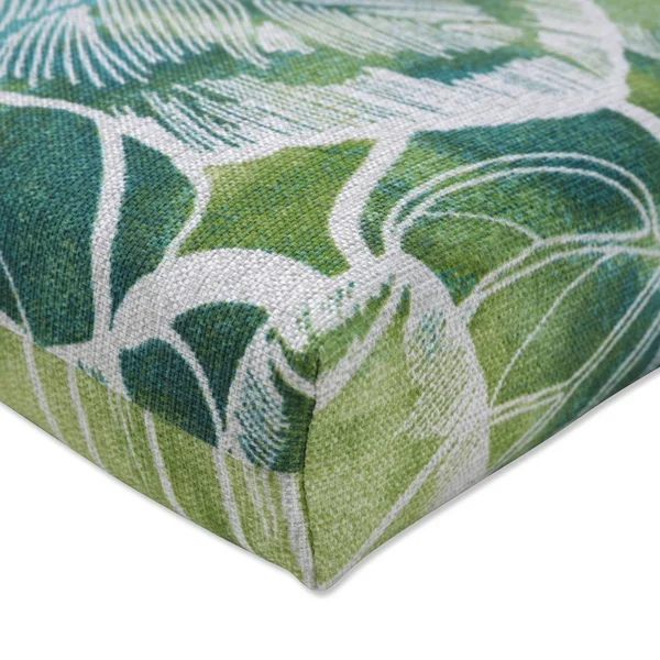 Pillow Perfect Outdoor/ Indoor Key Cove Lagoon Squared Corners Seat Cushion (Set of 2)
