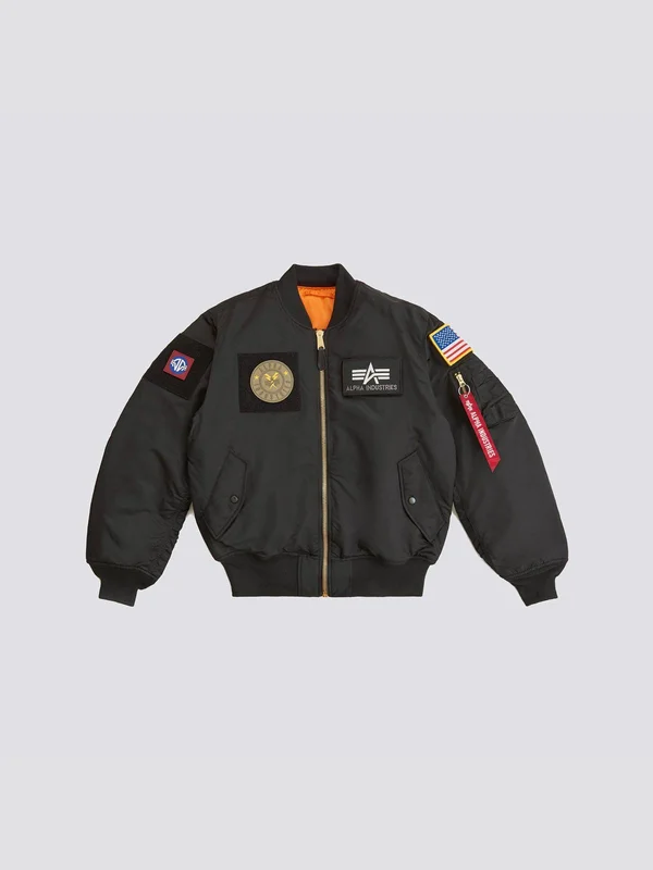 Alpha Industries, MA-1 Flex Bomber Jacket Black, 2XL