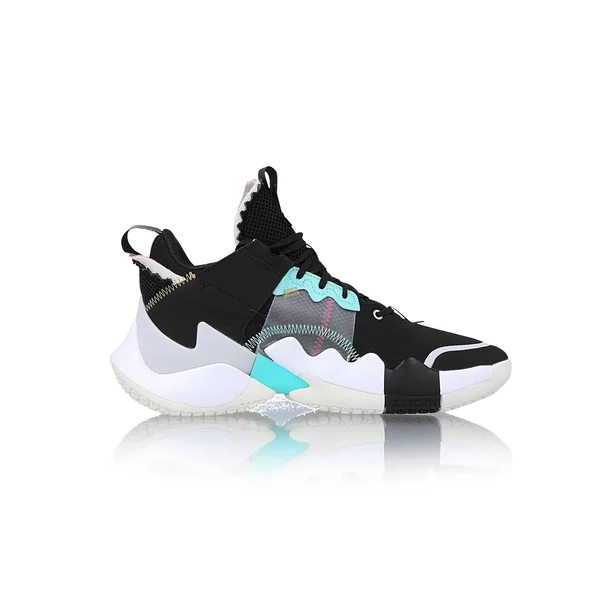Jordan Mens Why Not Zer0.2 SE Basketball Shoes - Black/Vast Grey/White/Sail - Size 8.5