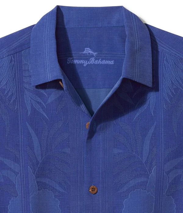 Tommy Bahama Men's Tahitian Border Shirt - Shadow