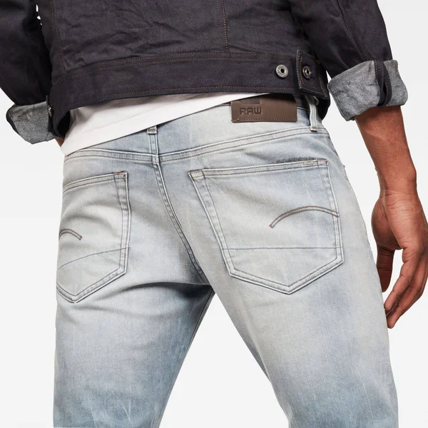 G-Star Raw 3301 Slim Fit Jeans in Faded Mineral - Blue