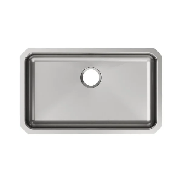 Elkay Lustertone ELUHAD281655 Single Bowl Undermount Stainless Steel ADA Sink