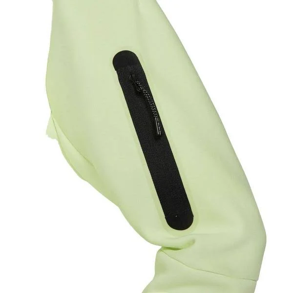 Nike Men's Sportswear Tech Crewneck Fleece, Large, Lime Ice/Black